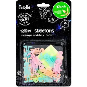 Naklejka ścienna Fluorescencyjna szkielety miks 24 szt Fiorello (170-2807)