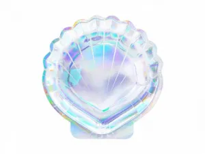Talerz jednorazowy Partydeco Syrenka - Muszla , opalizujacy, 18,5cm (1 op. / 6 szt.) śr. 185mm 6 szt (TPP43-017)